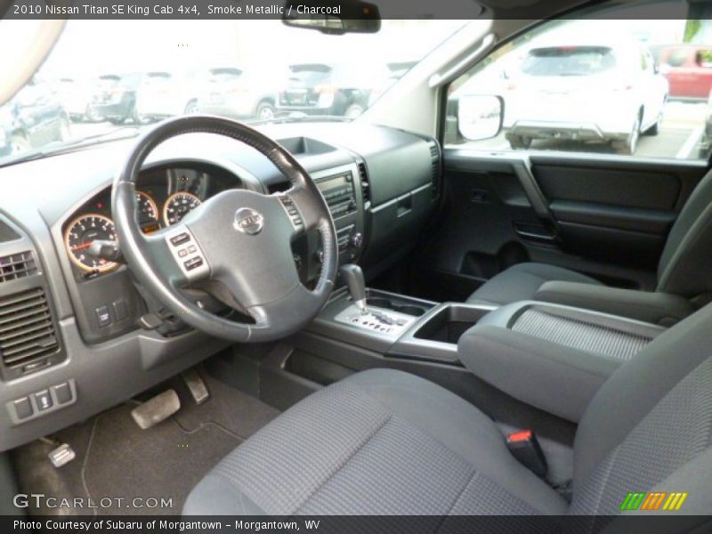 Smoke Metallic / Charcoal 2010 Nissan Titan SE King Cab 4x4