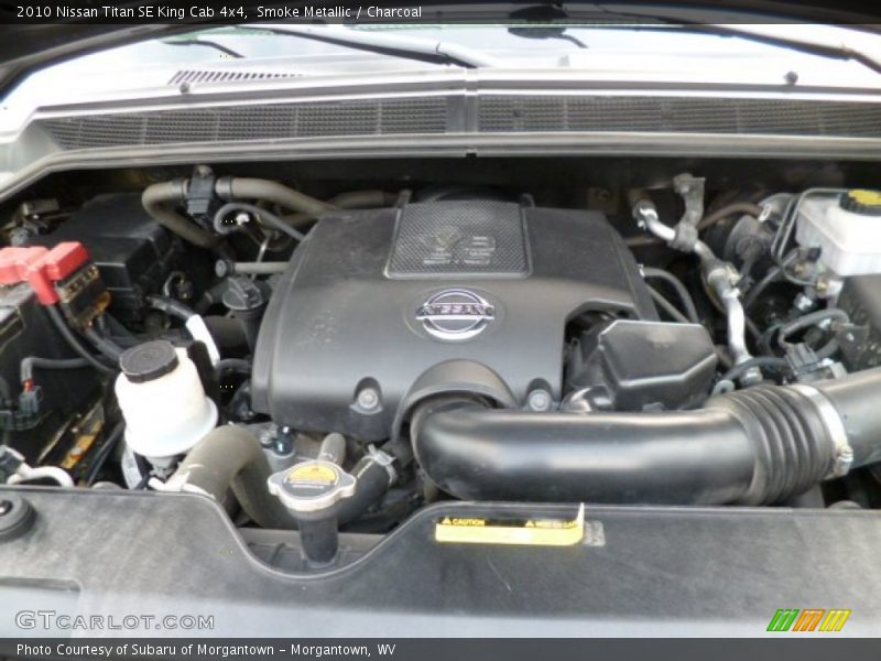 Smoke Metallic / Charcoal 2010 Nissan Titan SE King Cab 4x4