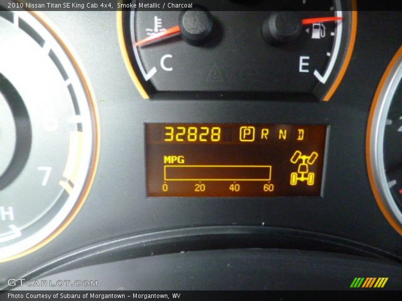 Smoke Metallic / Charcoal 2010 Nissan Titan SE King Cab 4x4