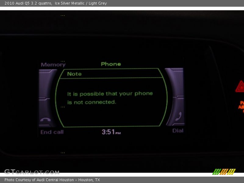 Ice Silver Metallic / Light Grey 2010 Audi Q5 3.2 quattro