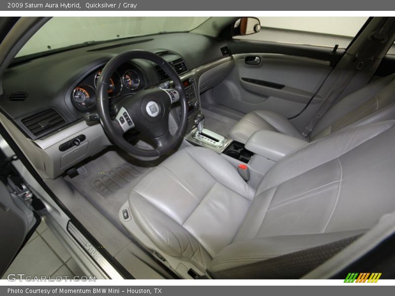  2009 Aura Hybrid Gray Interior