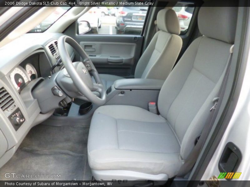 Bright Silver Metallic / Medium Slate Gray 2006 Dodge Dakota SLT Club Cab 4x4