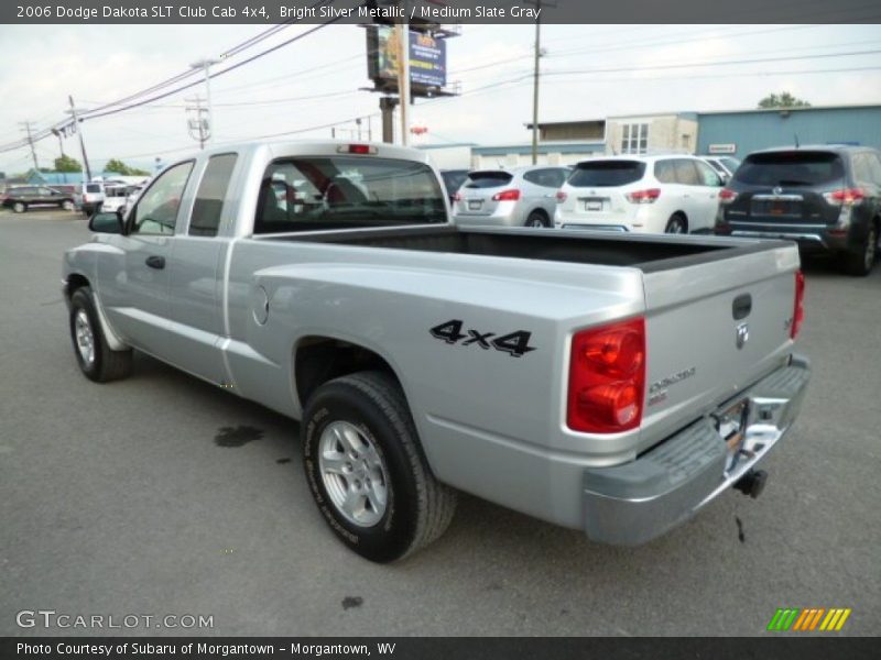 Bright Silver Metallic / Medium Slate Gray 2006 Dodge Dakota SLT Club Cab 4x4