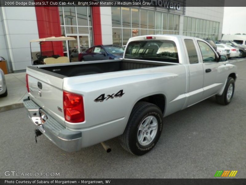 Bright Silver Metallic / Medium Slate Gray 2006 Dodge Dakota SLT Club Cab 4x4
