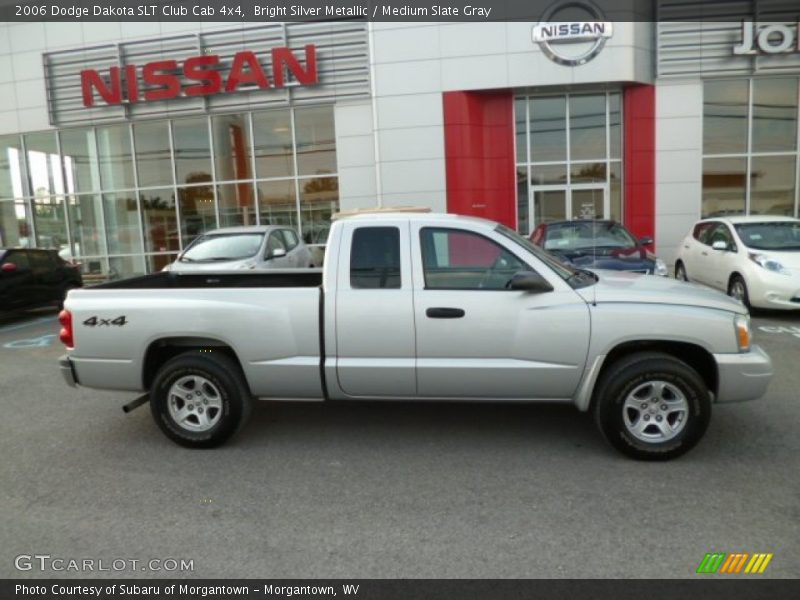 Bright Silver Metallic / Medium Slate Gray 2006 Dodge Dakota SLT Club Cab 4x4
