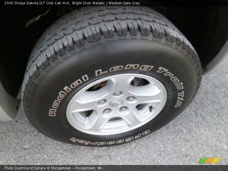 Bright Silver Metallic / Medium Slate Gray 2006 Dodge Dakota SLT Club Cab 4x4