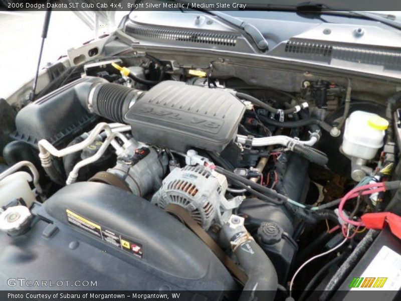 Bright Silver Metallic / Medium Slate Gray 2006 Dodge Dakota SLT Club Cab 4x4