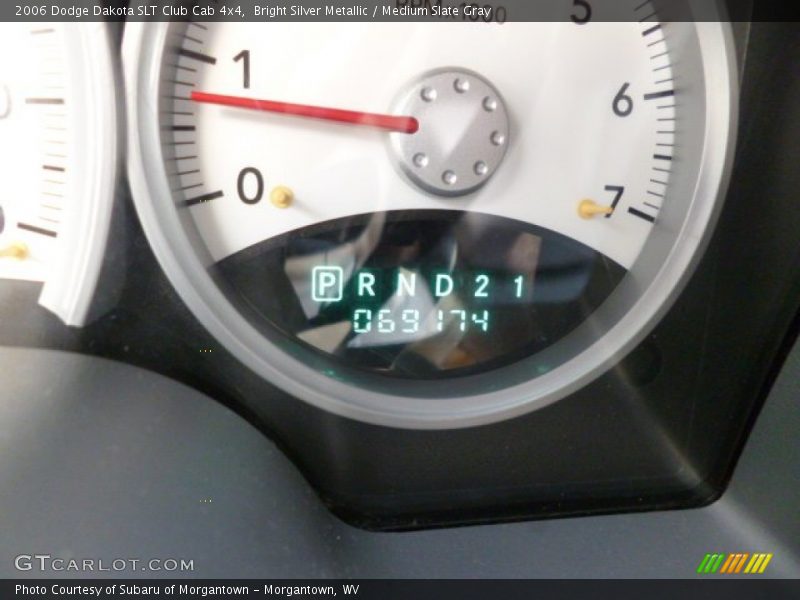 Bright Silver Metallic / Medium Slate Gray 2006 Dodge Dakota SLT Club Cab 4x4