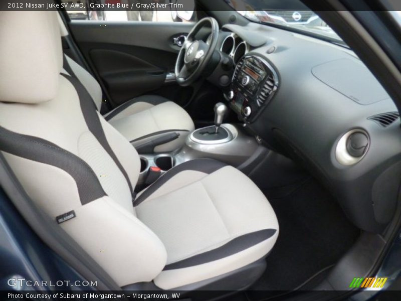 Graphite Blue / Gray/Silver Trim 2012 Nissan Juke SV AWD