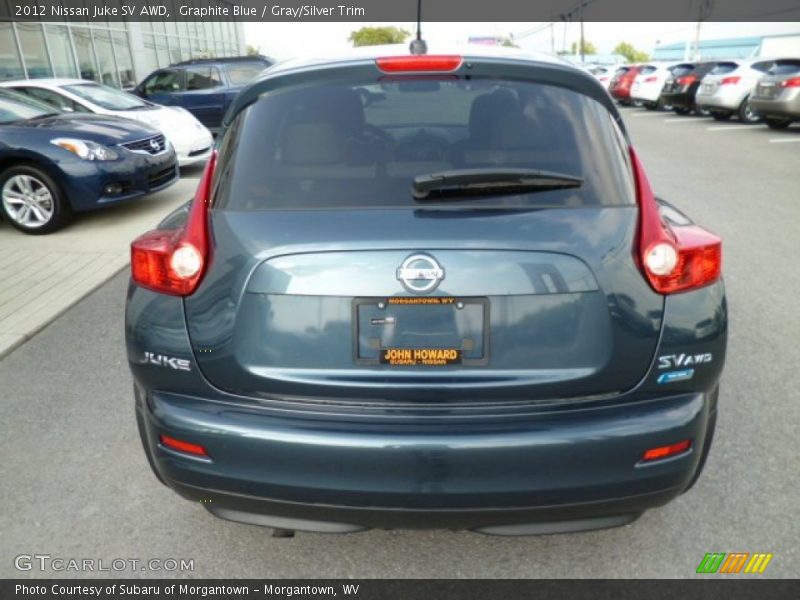 Graphite Blue / Gray/Silver Trim 2012 Nissan Juke SV AWD