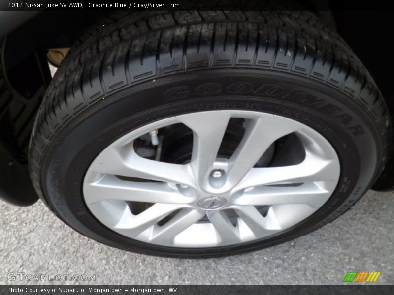 Graphite Blue / Gray/Silver Trim 2012 Nissan Juke SV AWD