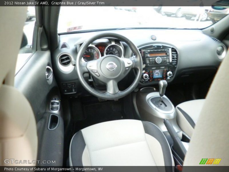 Graphite Blue / Gray/Silver Trim 2012 Nissan Juke SV AWD