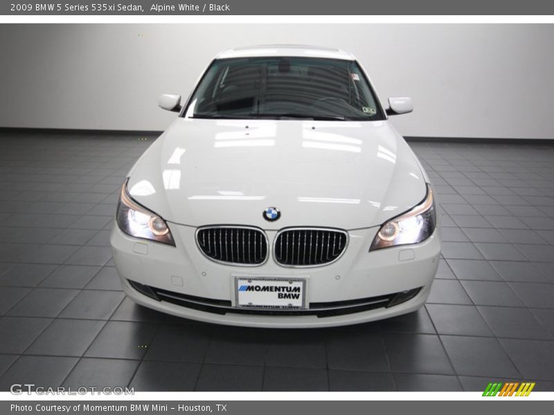 Alpine White / Black 2009 BMW 5 Series 535xi Sedan