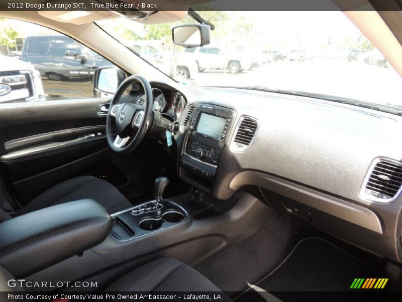 True Blue Pearl / Black 2012 Dodge Durango SXT