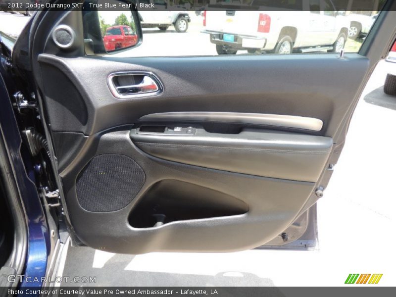 True Blue Pearl / Black 2012 Dodge Durango SXT
