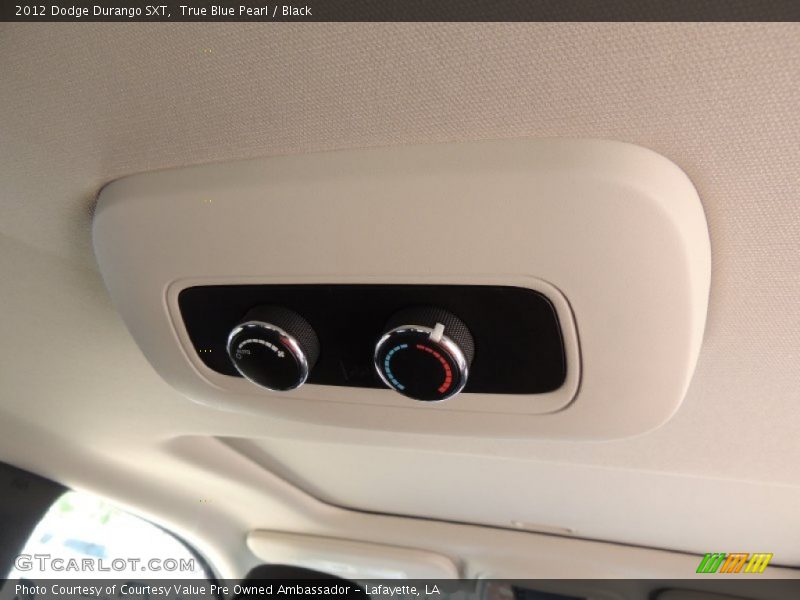 True Blue Pearl / Black 2012 Dodge Durango SXT