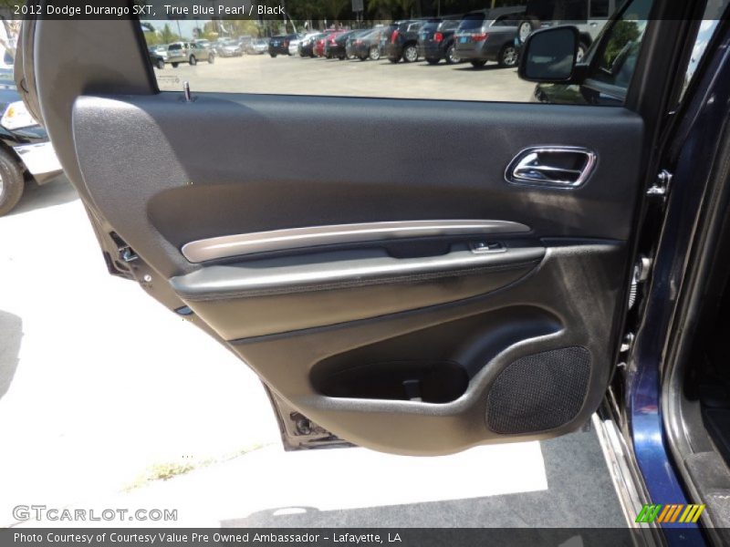 True Blue Pearl / Black 2012 Dodge Durango SXT