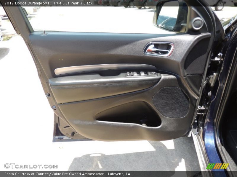 True Blue Pearl / Black 2012 Dodge Durango SXT
