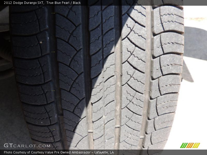 True Blue Pearl / Black 2012 Dodge Durango SXT