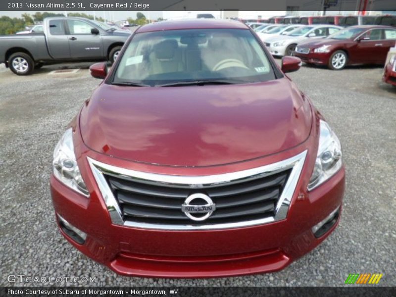 Cayenne Red / Beige 2013 Nissan Altima 2.5 SL