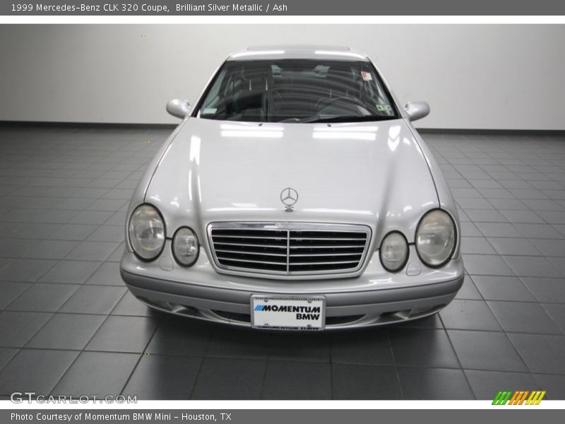 Brilliant Silver Metallic / Ash 1999 Mercedes-Benz CLK 320 Coupe