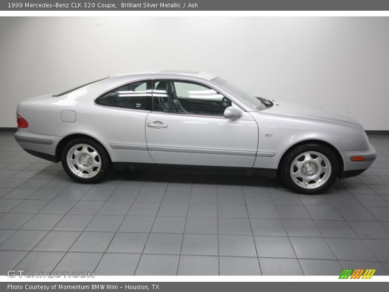 Brilliant Silver Metallic / Ash 1999 Mercedes-Benz CLK 320 Coupe