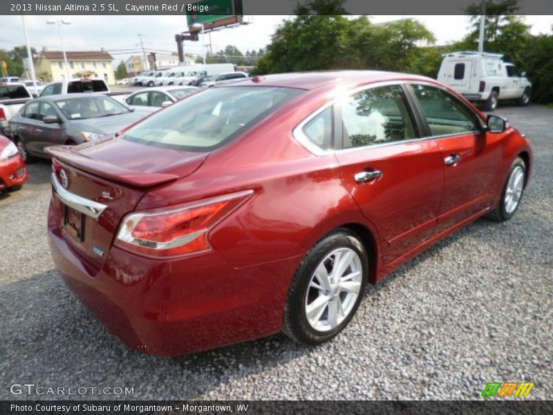 Cayenne Red / Beige 2013 Nissan Altima 2.5 SL