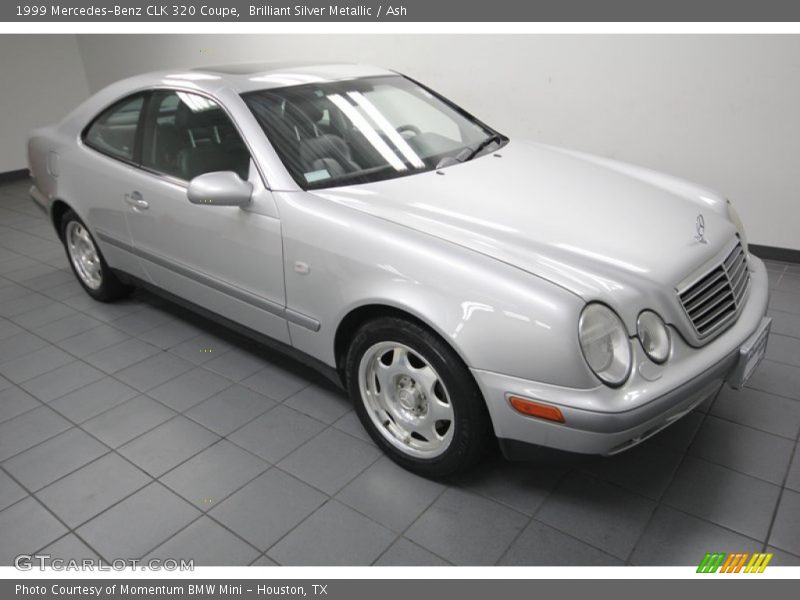 Brilliant Silver Metallic / Ash 1999 Mercedes-Benz CLK 320 Coupe