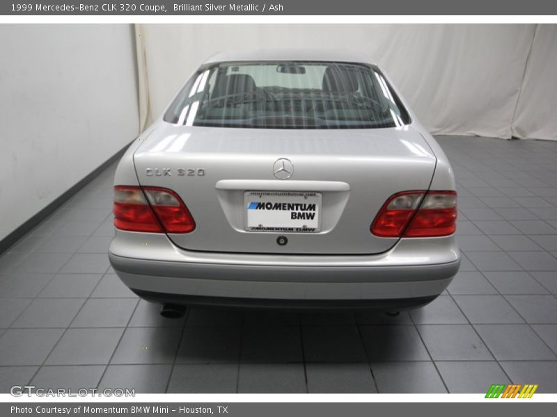 Brilliant Silver Metallic / Ash 1999 Mercedes-Benz CLK 320 Coupe