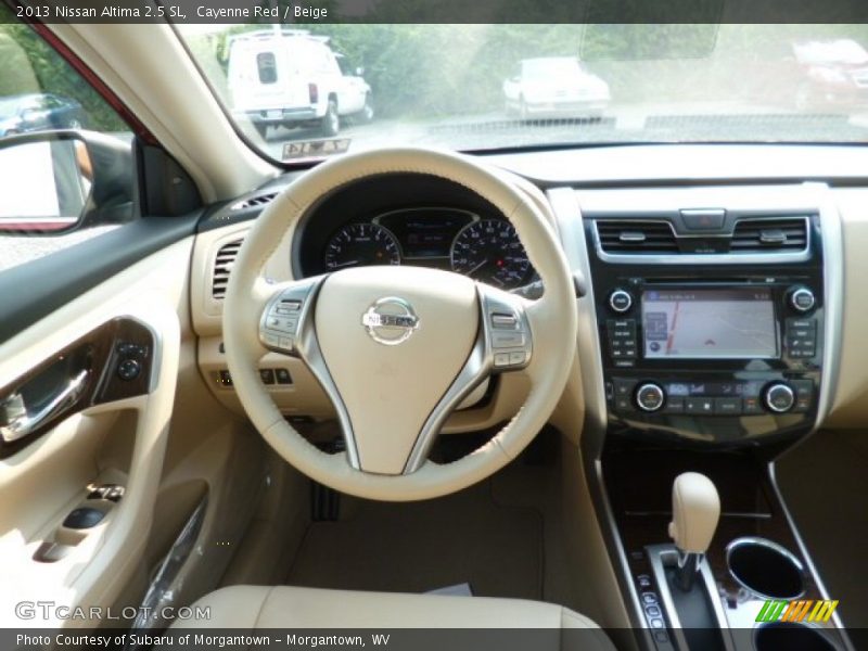 Cayenne Red / Beige 2013 Nissan Altima 2.5 SL