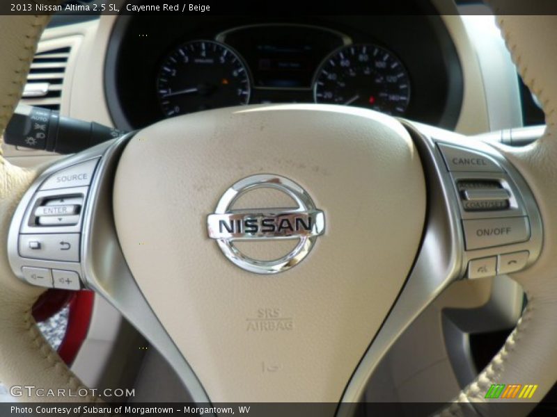 Cayenne Red / Beige 2013 Nissan Altima 2.5 SL