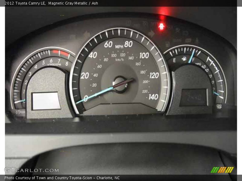 Magnetic Gray Metallic / Ash 2012 Toyota Camry LE