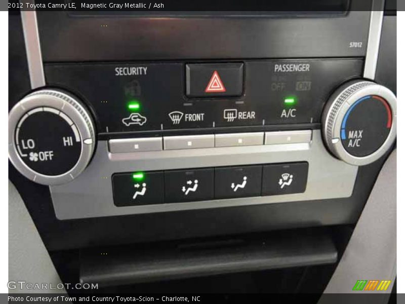 Magnetic Gray Metallic / Ash 2012 Toyota Camry LE
