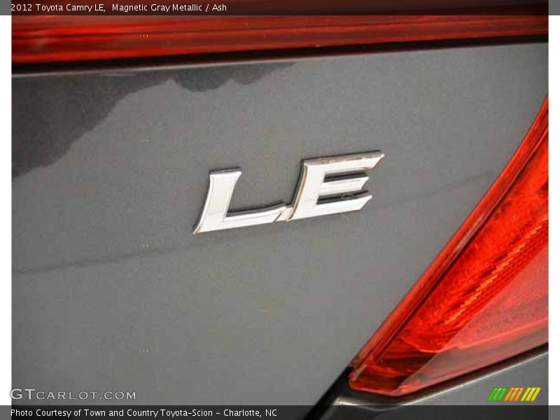 Magnetic Gray Metallic / Ash 2012 Toyota Camry LE