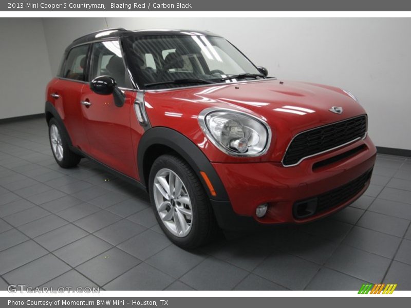 Blazing Red / Carbon Black 2013 Mini Cooper S Countryman