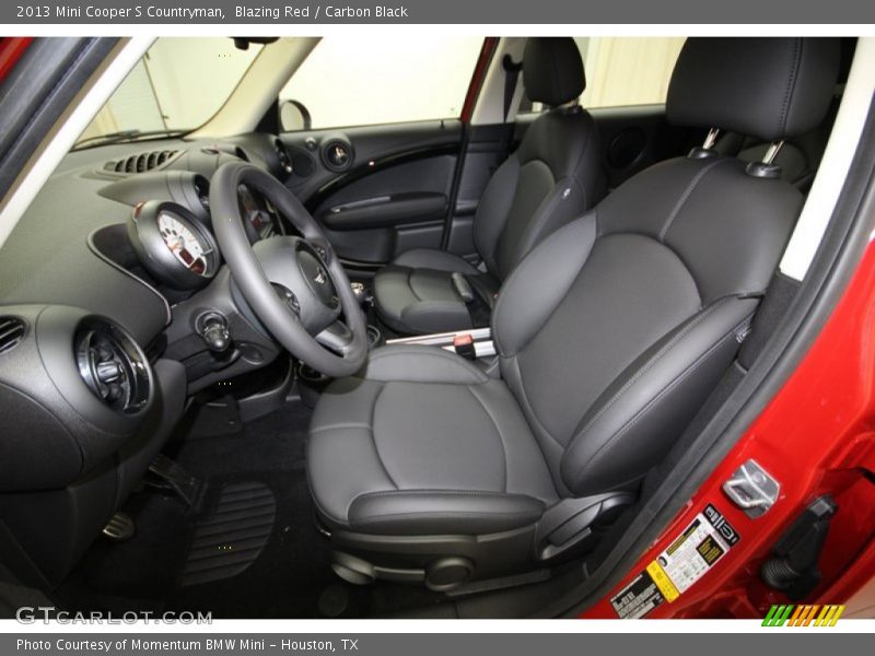 Blazing Red / Carbon Black 2013 Mini Cooper S Countryman