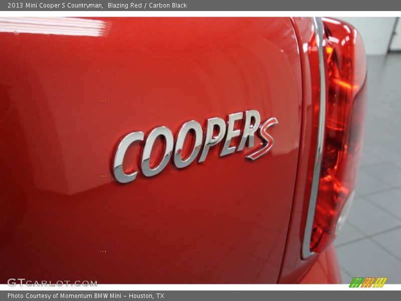 Blazing Red / Carbon Black 2013 Mini Cooper S Countryman