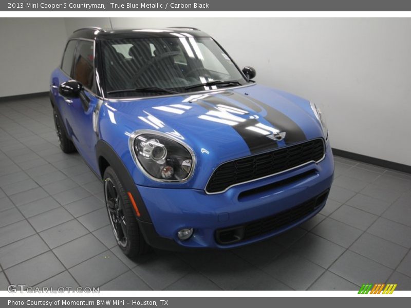 True Blue Metallic / Carbon Black 2013 Mini Cooper S Countryman