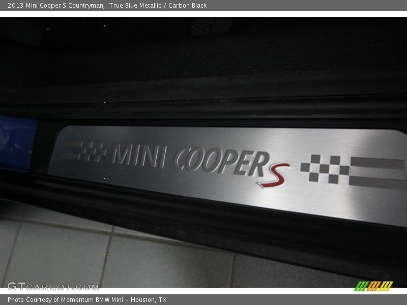 True Blue Metallic / Carbon Black 2013 Mini Cooper S Countryman