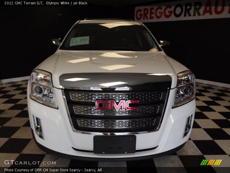 Olympic White / Jet Black 2012 GMC Terrain SLT