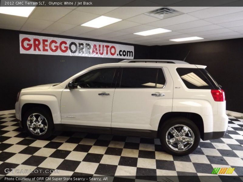 Olympic White / Jet Black 2012 GMC Terrain SLT