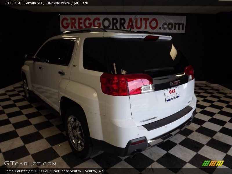 Olympic White / Jet Black 2012 GMC Terrain SLT