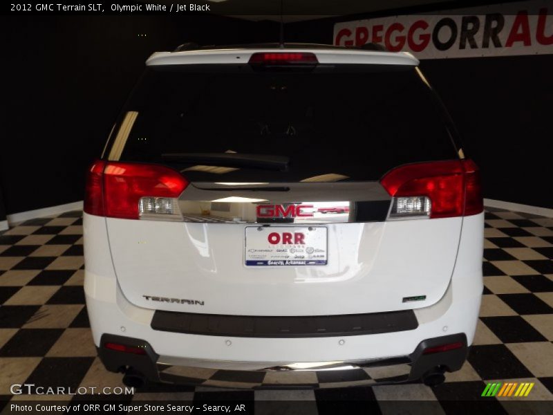 Olympic White / Jet Black 2012 GMC Terrain SLT