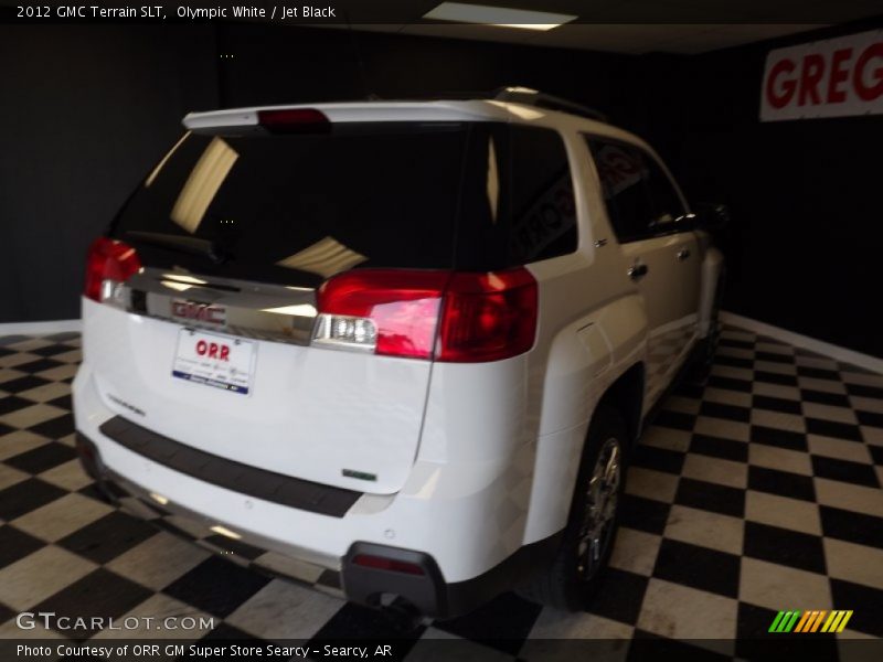 Olympic White / Jet Black 2012 GMC Terrain SLT