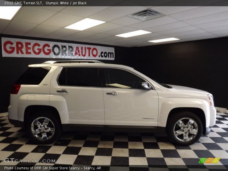 Olympic White / Jet Black 2012 GMC Terrain SLT