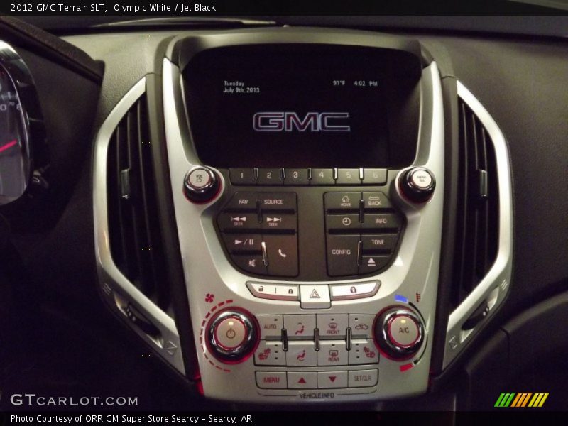 Olympic White / Jet Black 2012 GMC Terrain SLT