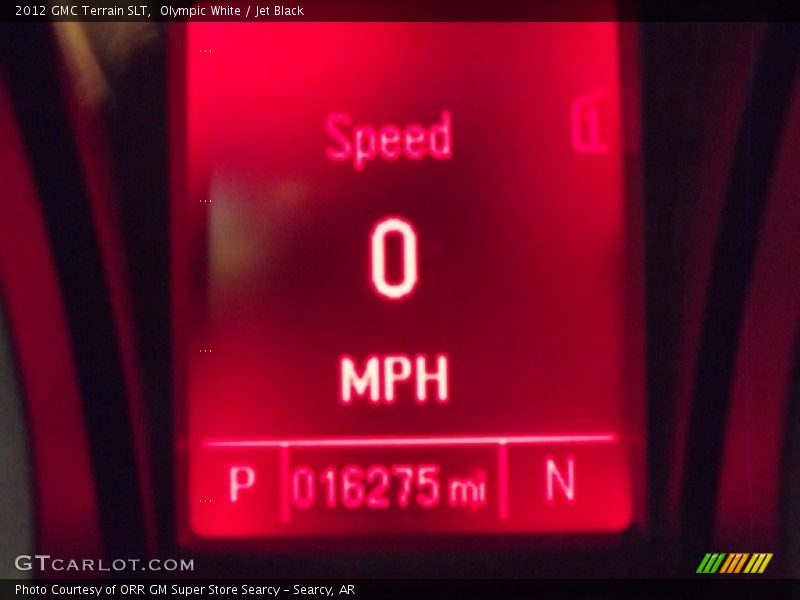 Olympic White / Jet Black 2012 GMC Terrain SLT