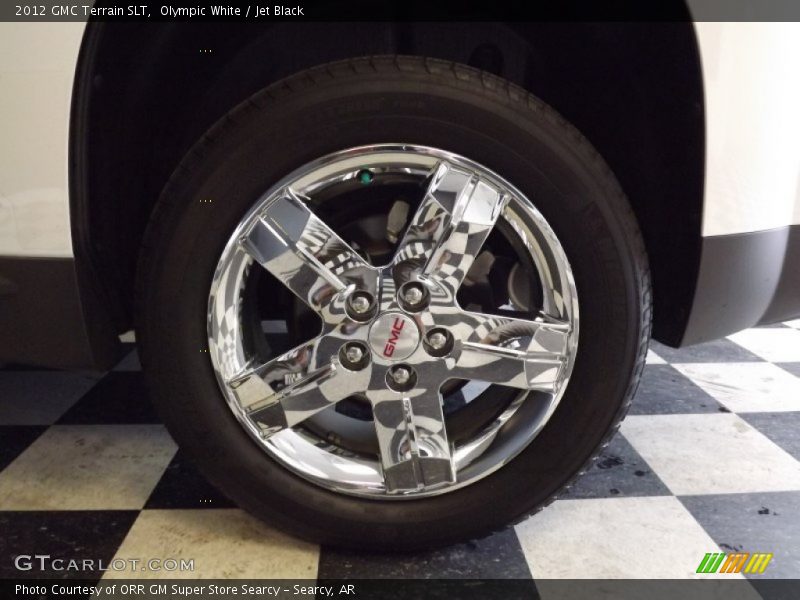 Olympic White / Jet Black 2012 GMC Terrain SLT