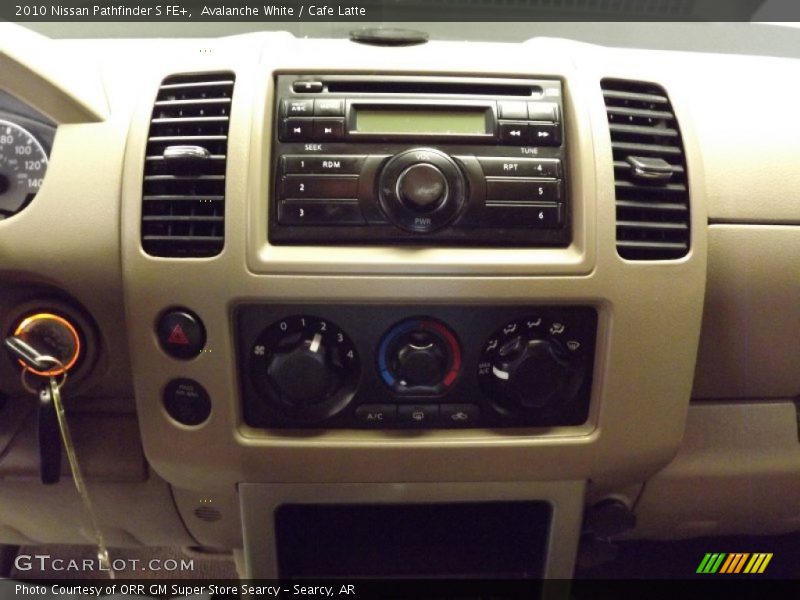 Avalanche White / Cafe Latte 2010 Nissan Pathfinder S FE+