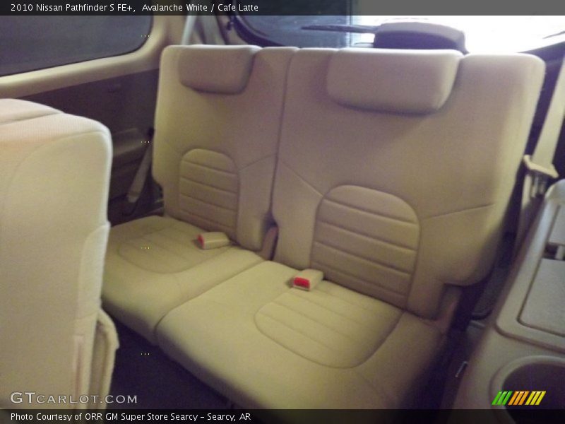 Avalanche White / Cafe Latte 2010 Nissan Pathfinder S FE+